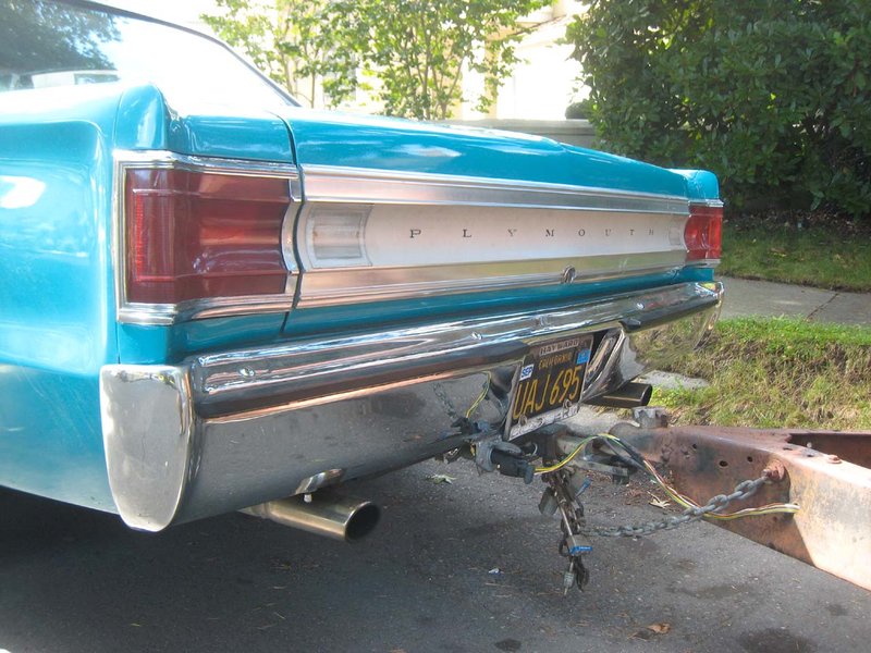 Illustration for article titled 1967 Plymouth Belvedere II, with Bonus 1958 Dodge Pickup Bed Trailer
